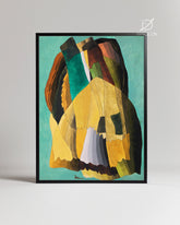 Earthy Layers Poster Tablosu