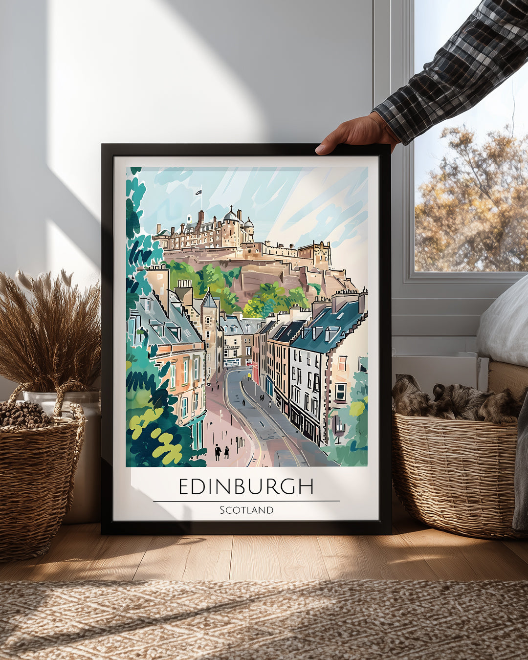 Edinburgh İskoçya Poster Tablosu