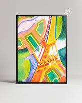 Eiffel Color Poster Tablosu