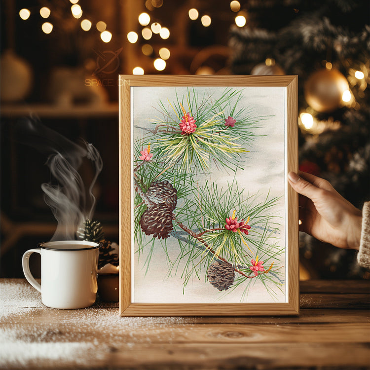 Enchanted Night Forest Poster Tablosu