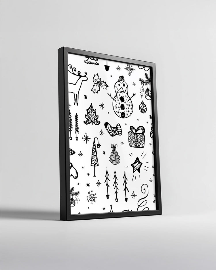 Fantasy Winter Stars Poster Tablosu