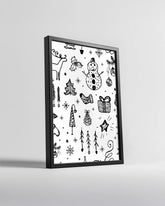 Fantasy Winter Stars Poster Tablosu