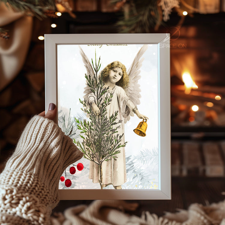 Farmhouse Holiday Tree Poster Tablosu