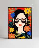 Femme Vibrant Poster Tablosu