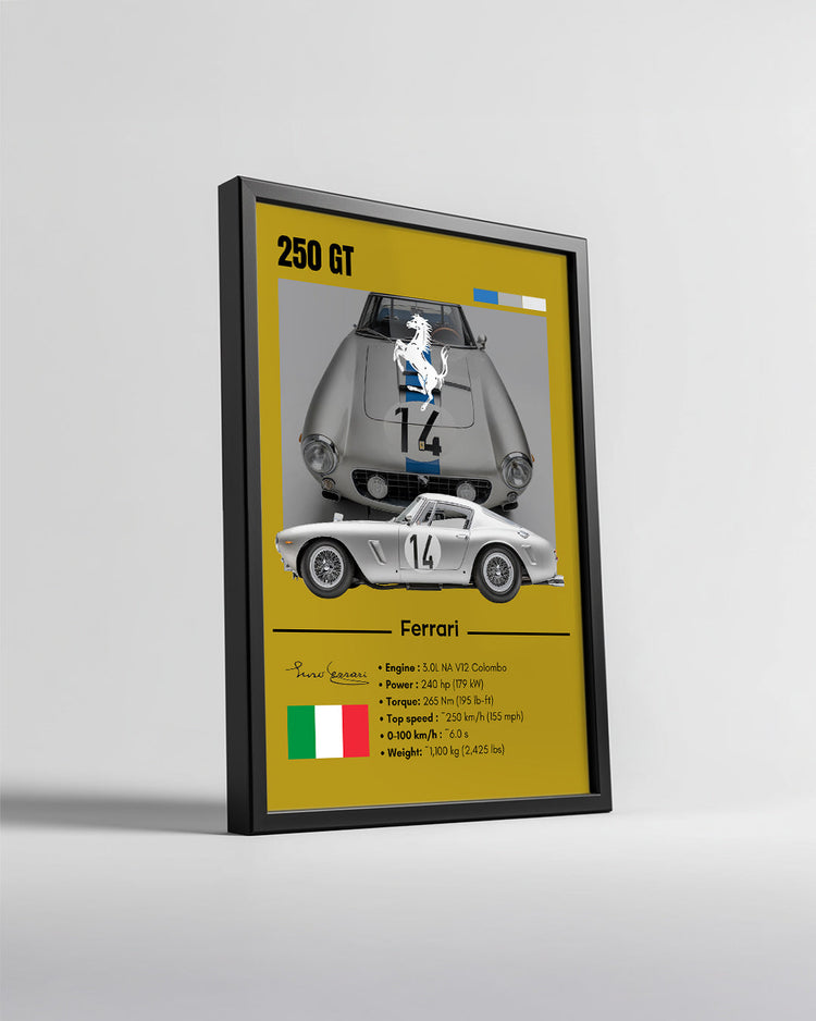 Ferrari 250 Poster Tablosu