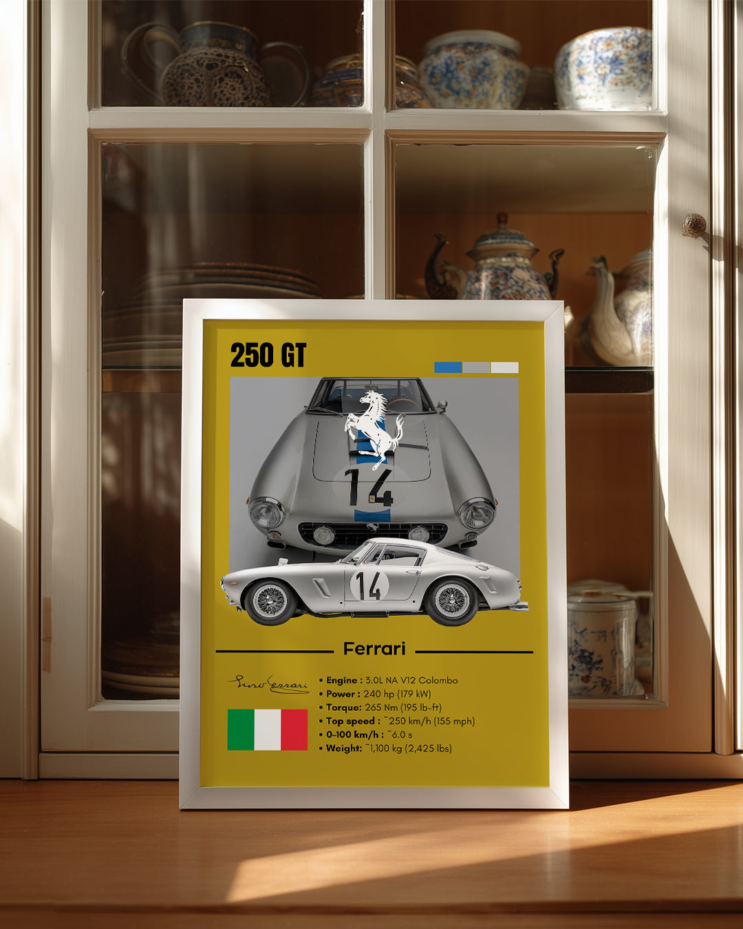Ferrari 250 Poster Tablosu