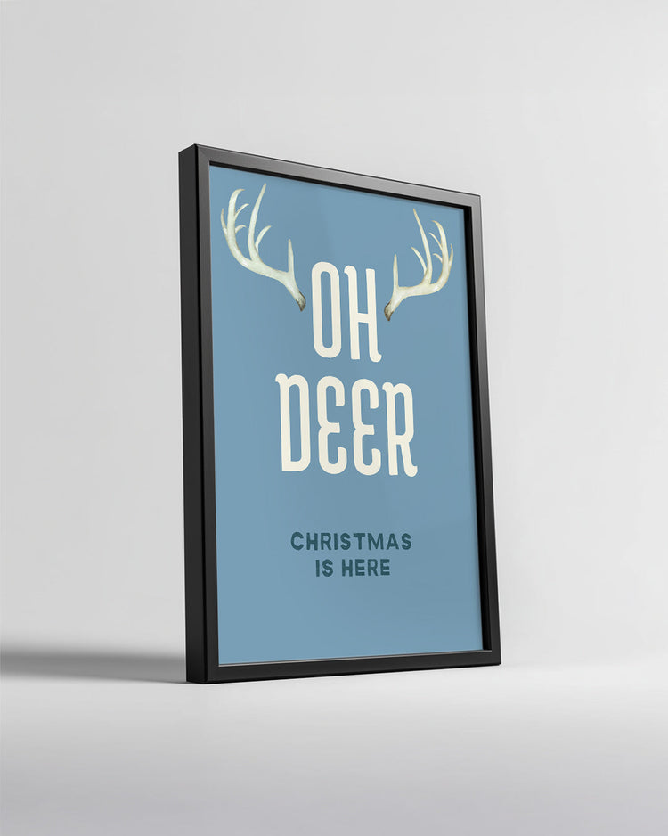 Festive Kitten Portrait Poster Tablosu