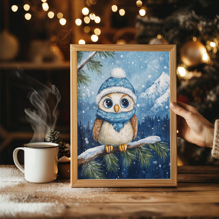 Festive Tree Lights Poster Tablosu