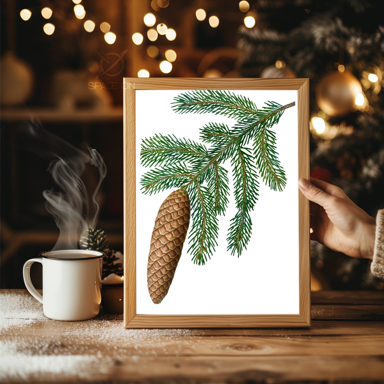 Fireside Chat Scene Poster Tablosu