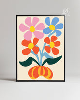 Fleur Bicolore Poster Tablosu