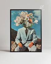 Flower Head Poster Tablosu