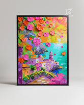 Flower Town Poster Tablosu