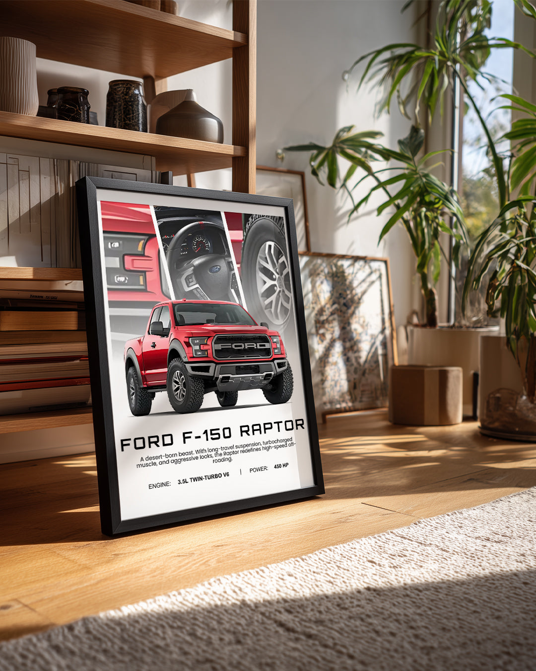 Ford F150 Raptor Poster Tablosu