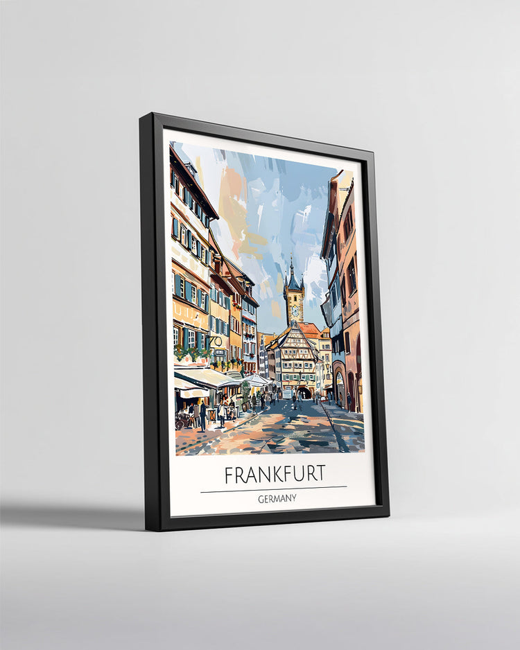 Frankfurt Almanya Poster Tablosu