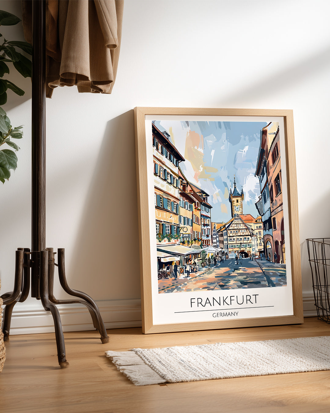 Frankfurt Almanya Poster Tablosu