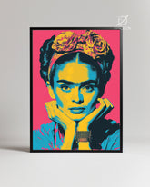 Frida Pop Poster Tablosu