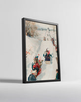 Frohe Weihnachten Text Poster Tablosu