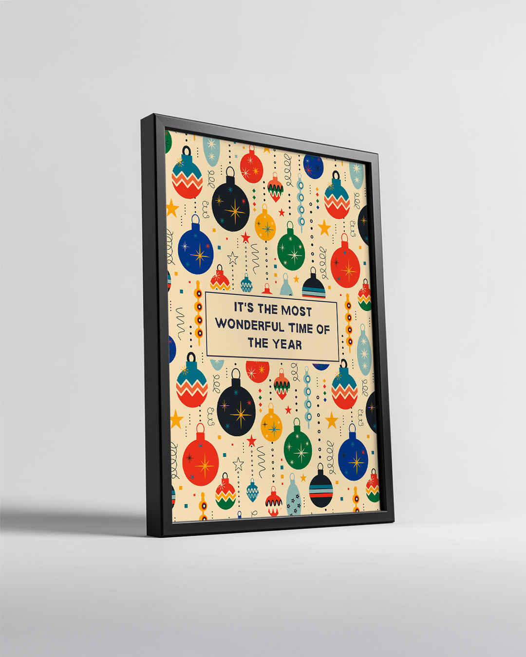 Frosty Window Pane Poster Tablosu