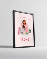 Fuzzy Slippers Home Poster Tablosu