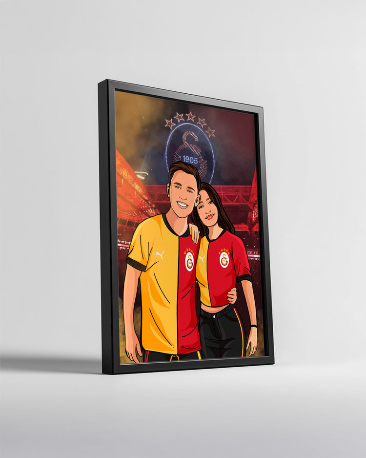 Taraftar Temalı Poster Tablolar