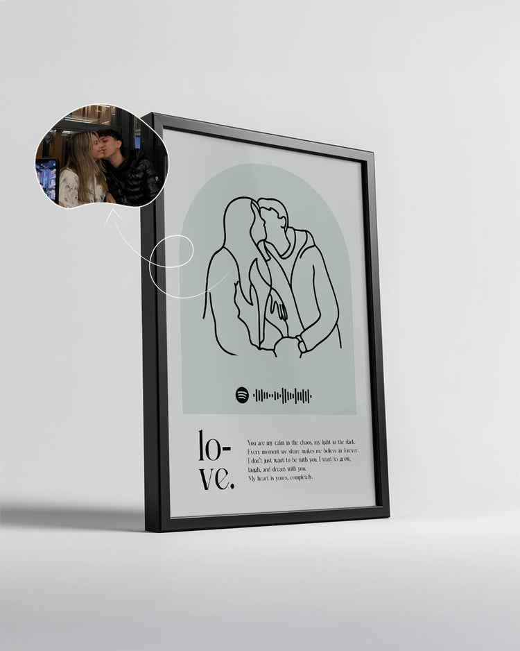 Line Art Çizim Poster Tablosu