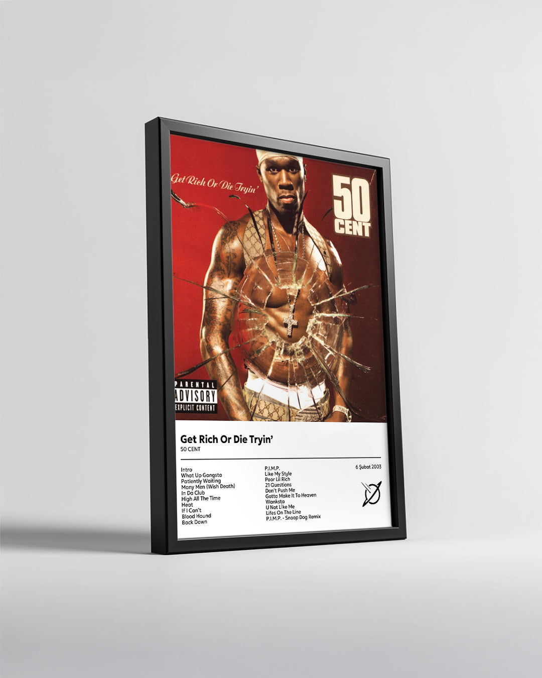Get Rich Or Die Tryin - 50 Cent Poster Tablosu