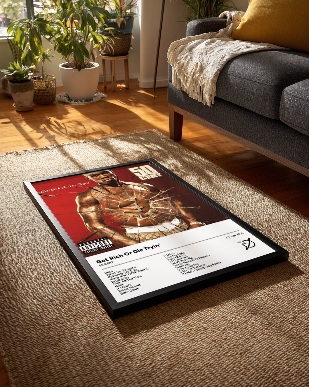 Get Rich Or Die Tryin - 50 Cent Poster Tablosu