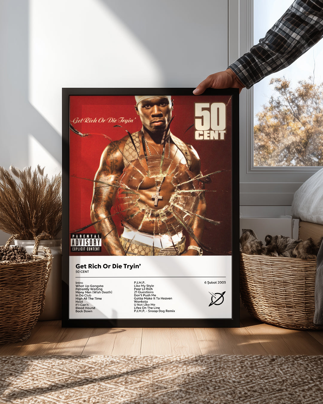Get Rich Or Die Tryin - 50 Cent Poster Tablosu