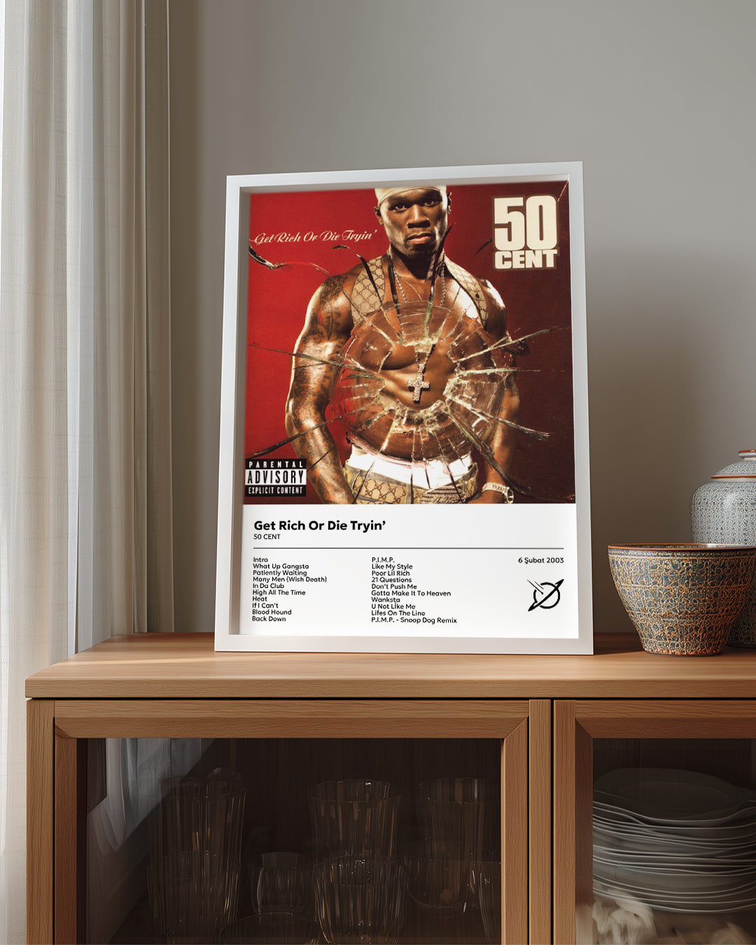 Get Rich Or Die Tryin - 50 Cent Poster Tablosu