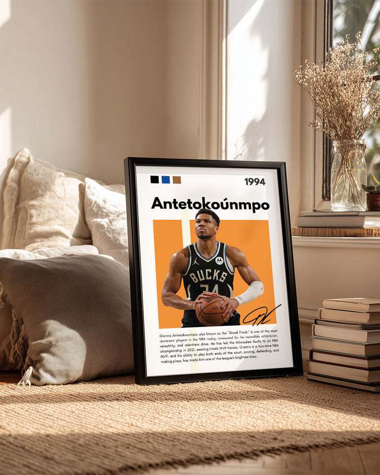 Giannis Antetokounmpo 1994 Poster Tablosu