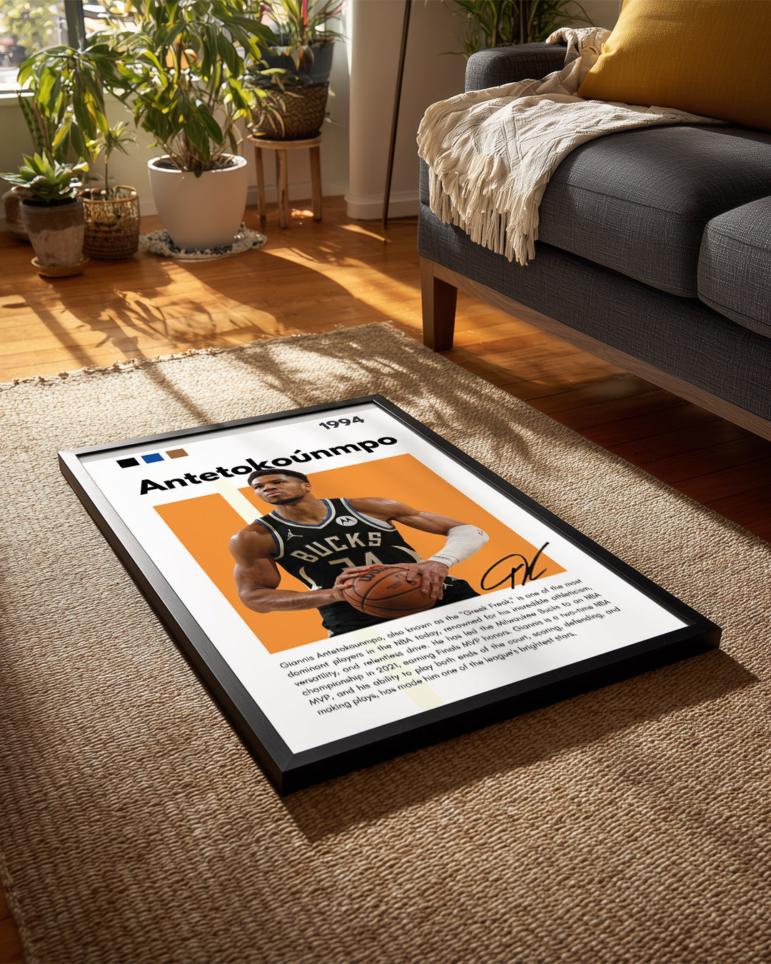 Giannis Antetokounmpo 1994 Poster Tablosu
