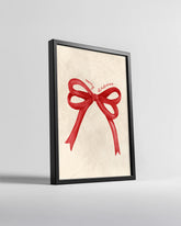 Glitter Ball Christmas Poster Tablosu