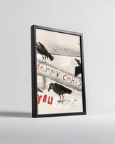 Golden Retriever Christmas Poster Tablosu