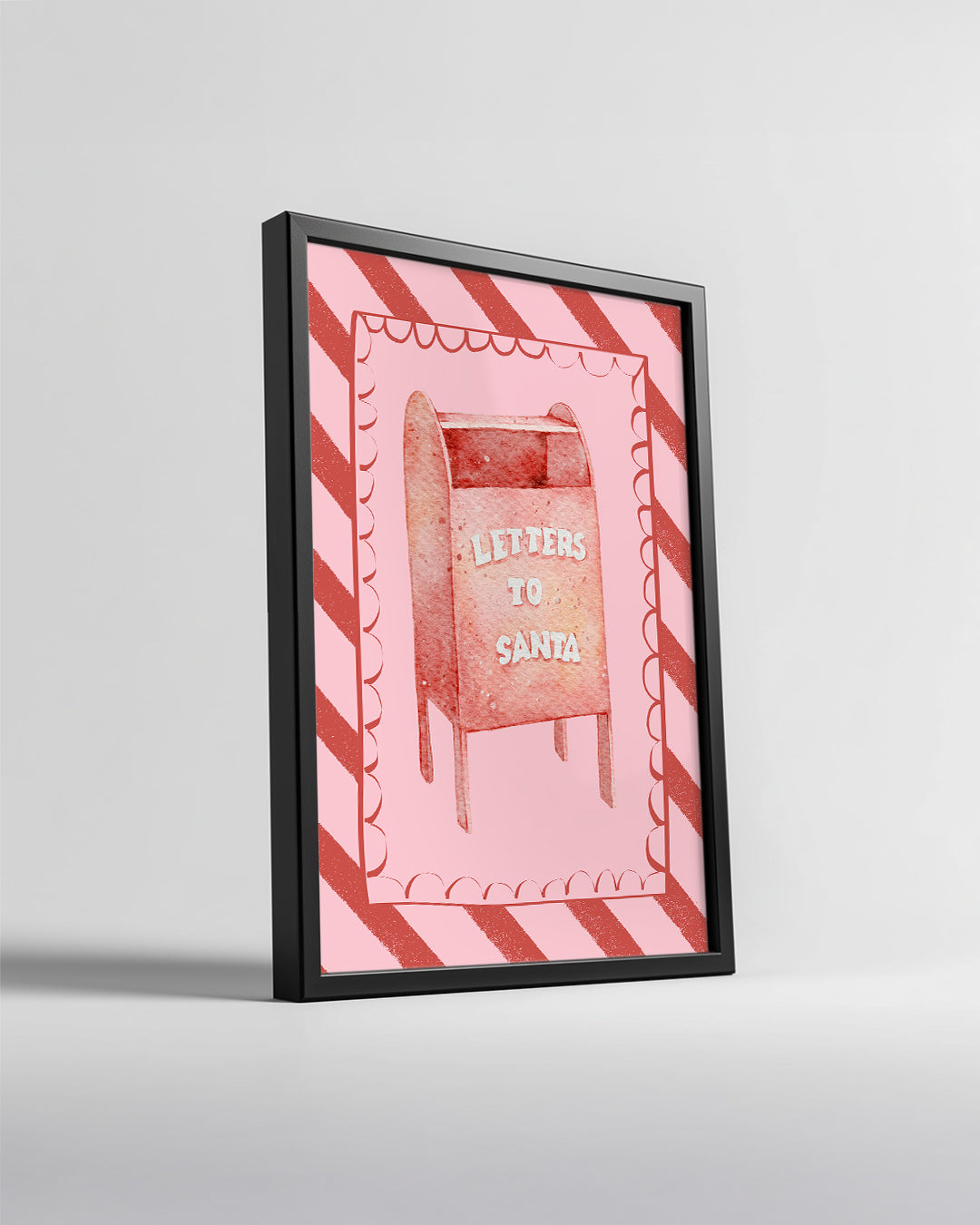 Happy Holidays Lettering Poster Tablosu