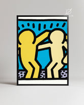 Haring Dance Poster Tablosu
