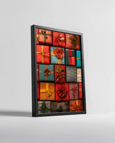 Holiday Dog Art Poster Tablosu