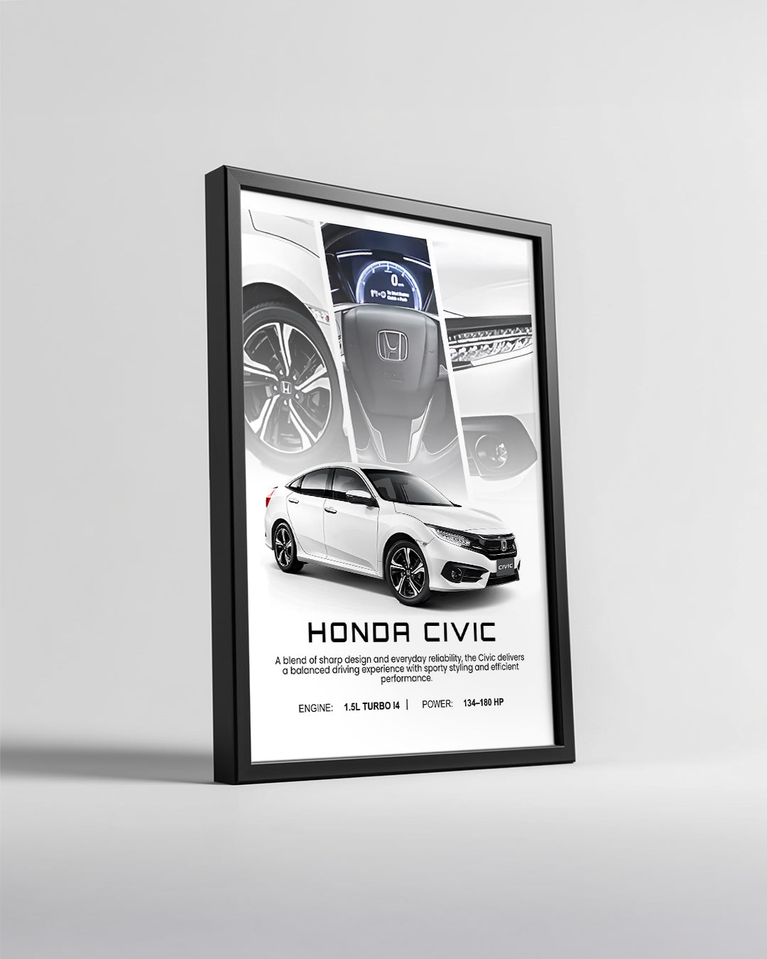 Honda Civic Poster Tablosu