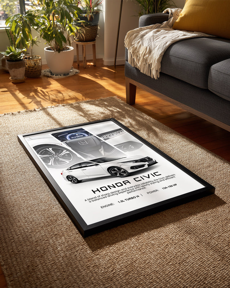 Honda Civic Poster Tablosu
