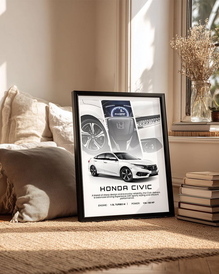 Honda Civic Poster Tablosu