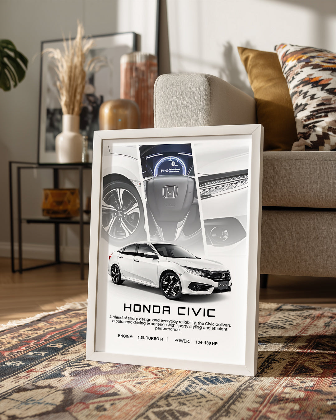Honda Civic Poster Tablosu