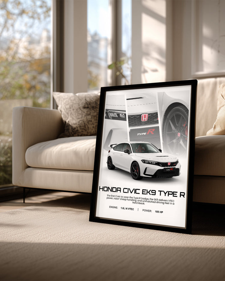 Honda Civic Type R Poster Tablosu