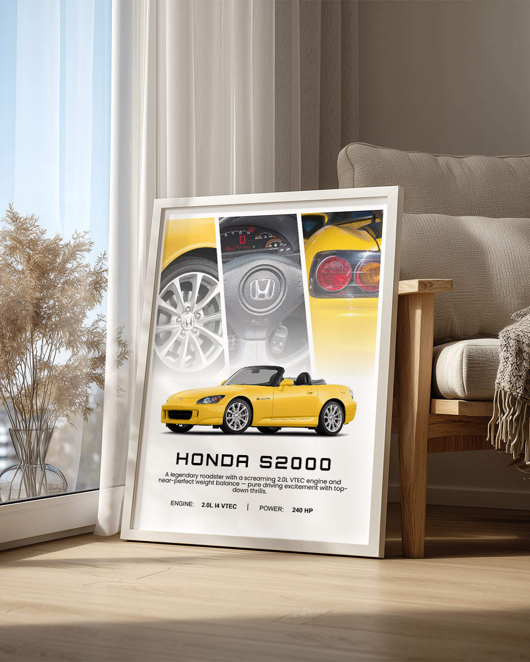 Honda S2000 Poster Tablosu