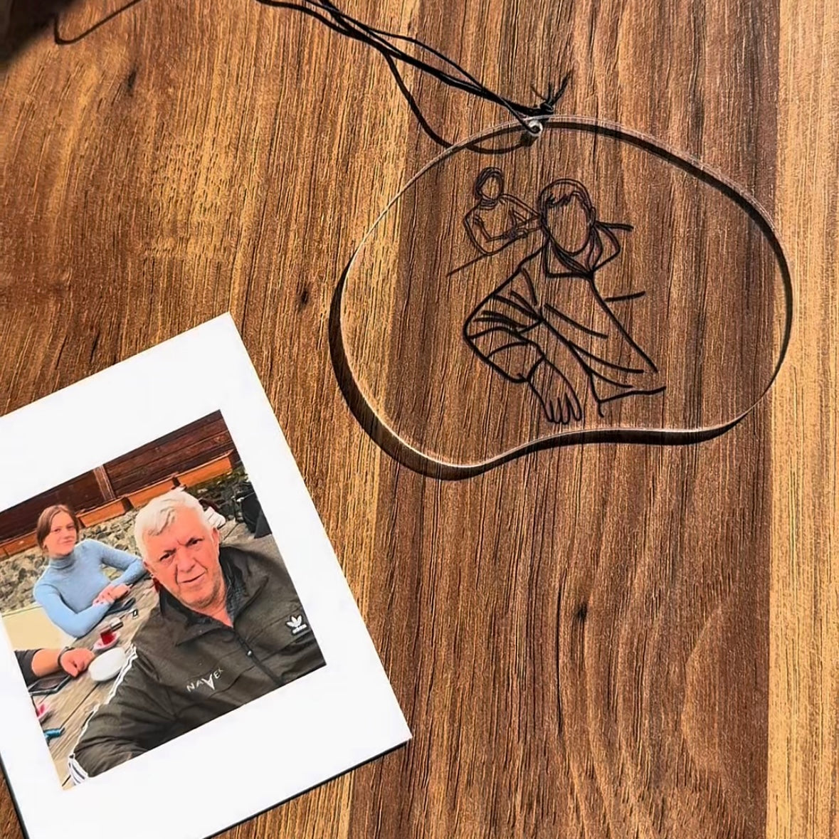 Babalara Özel Dikiz Aynası Süsü