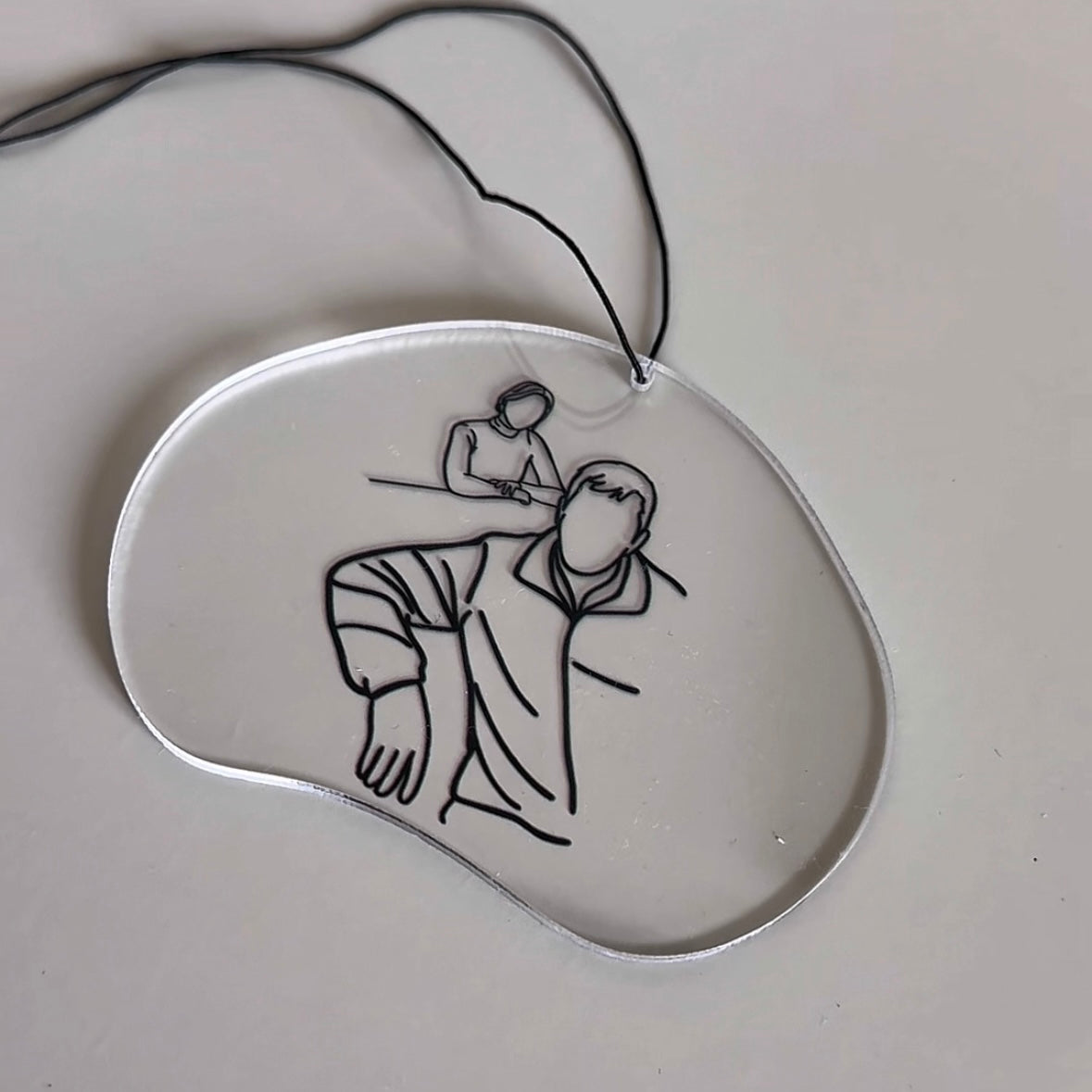 Babalara Özel Dikiz Aynası Süsü