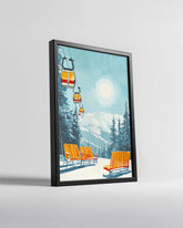 Icicle Formation Art Poster Tablosu