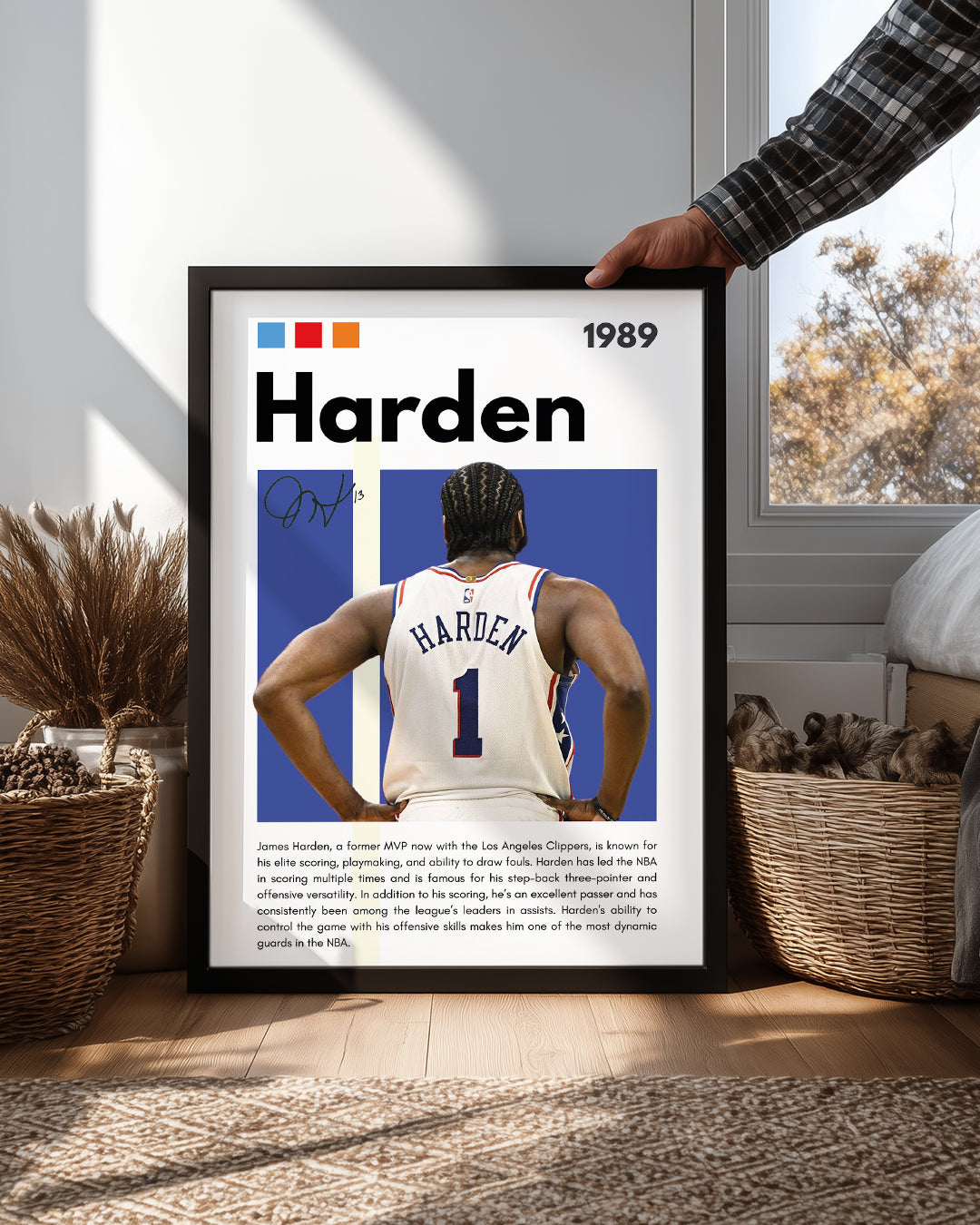 James Harden 1989 Poster Tablosu