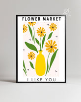 Jaune Amour Poster Tablosu