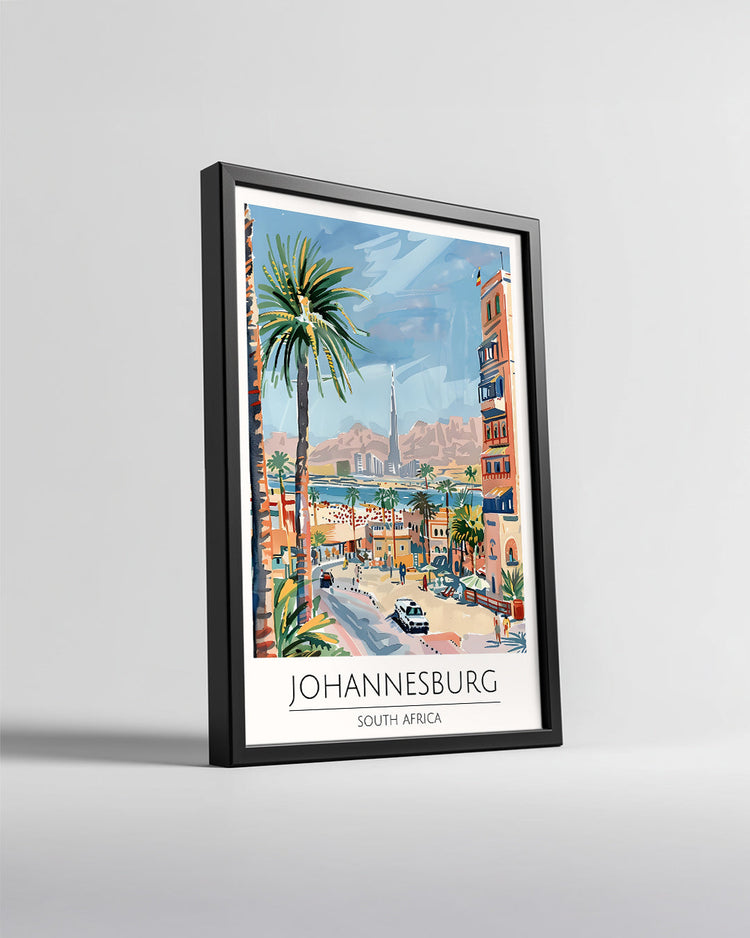 Johannesburg Güney Afrika Poster Tablosu
