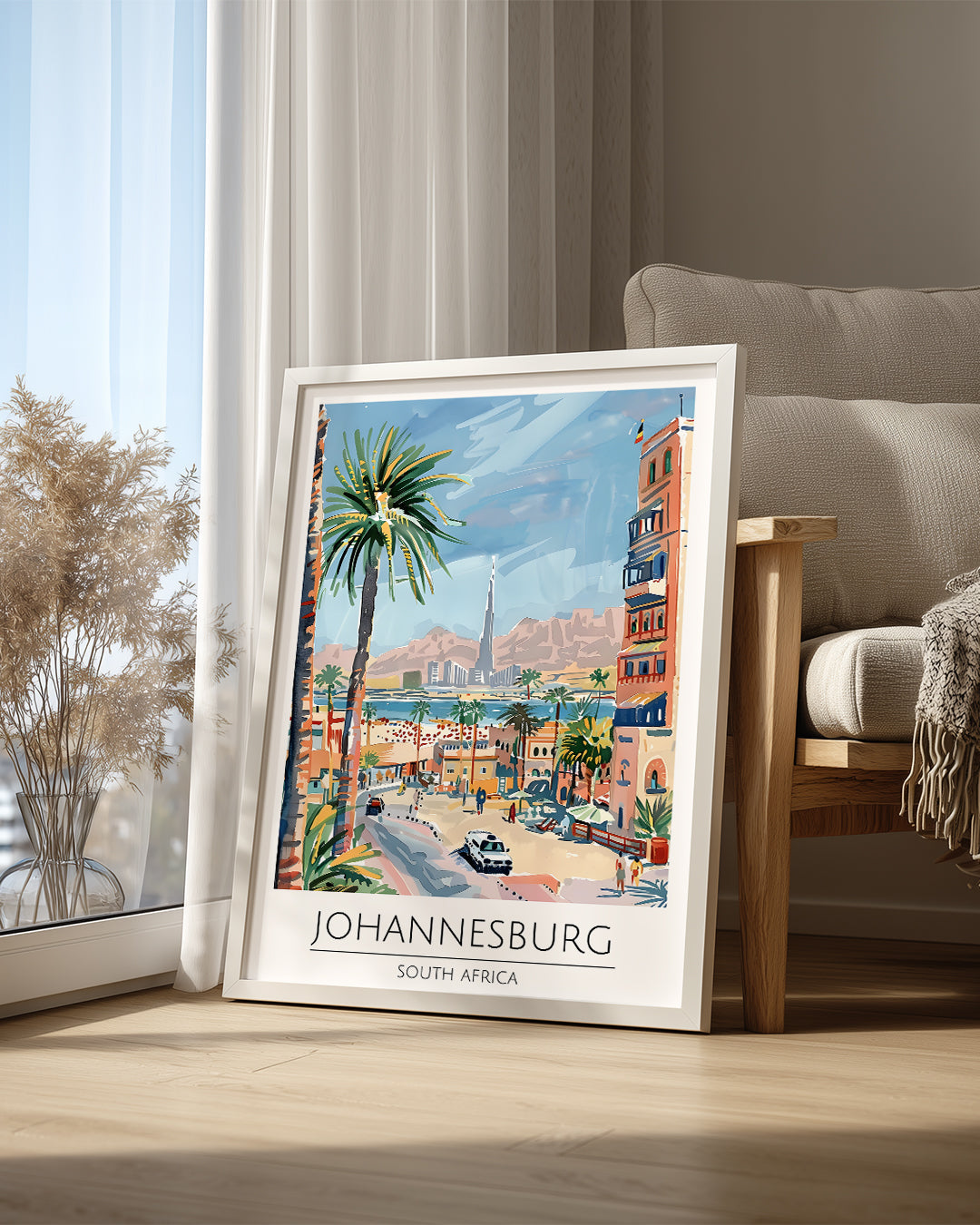 Johannesburg Güney Afrika Poster Tablosu