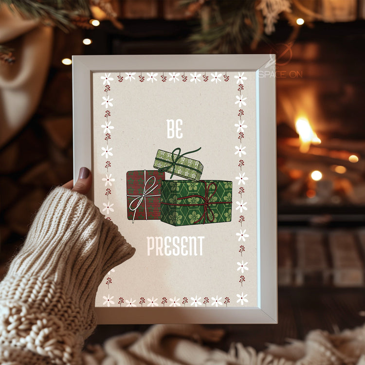 Joyeux Noel Print Poster Tablosu